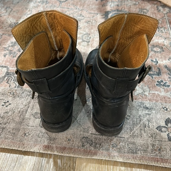 Fiorentini + Baker Eternity 713 Black Leather Biker Moto Boots - Picture 12 of 16